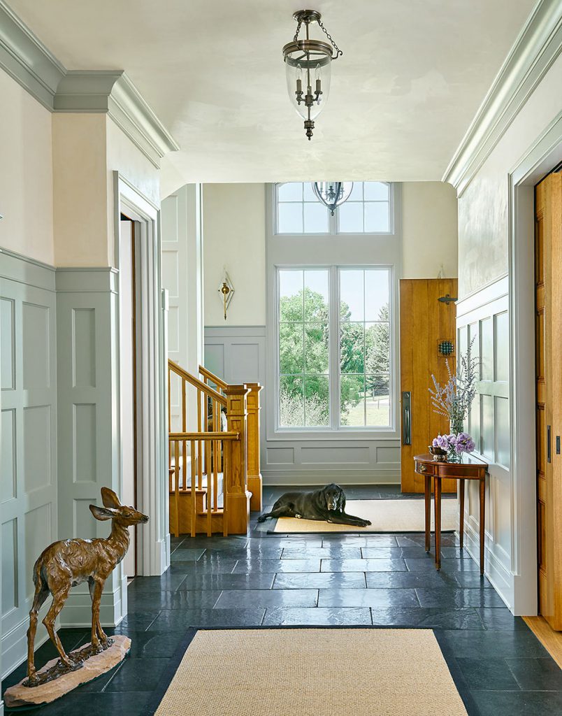 Front entry - Traditional Cherry Hills Village Custom Home - by KGA Studio Architects