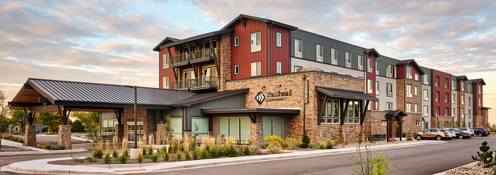 Trailhead Community is a multifamily project in Littleton designed by KGA Studio Architects.