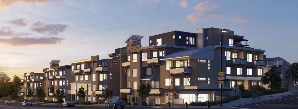 Multifamily project designed by KGA Studio Architects